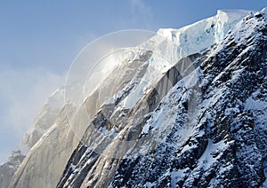 Icefall On Alaskan Peak photo