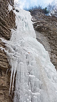Icefall - Brankovsky waterfall, Slovakia