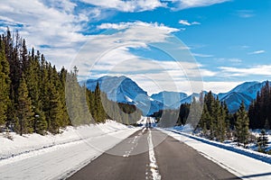 Icefields parkway Highway 93 in Alberta