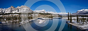 Icefields Parkway, Saskatchewan River Crossing, Banff National Park, Alberta, Canada photo