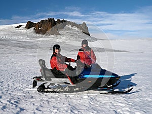 Iceland - Adventure tourists photo