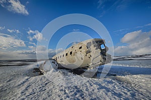 Iceland airplane wreckage
