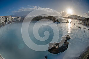 Iceland Blue Lagoon hot spring