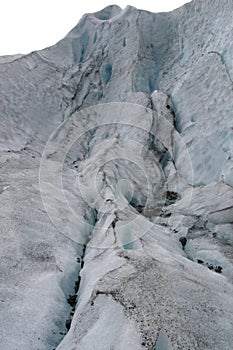 Iceland detail on glacier virkisjÃ¶kull