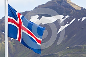 Iceland flag - flag of Iceland
