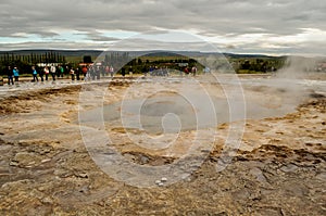 Iceland geyser
