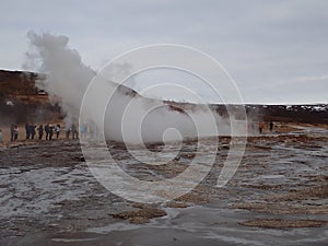 Iceland of Geysir