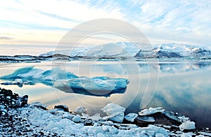 Iceland glacier