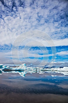 Iceland. Ice magnificence