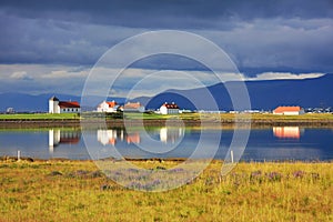 Iceland landscape.