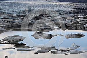Iceland landscape glacier