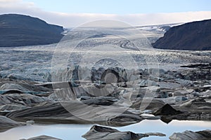 Iceland landscape glacier