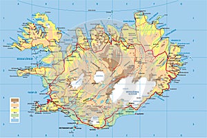 Iceland map