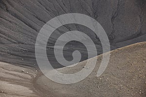 Iceland. Myvatn. Hverfell extinct volcano interior