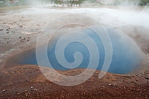 Iceland, Northern Europe, geysir, geyser, hot, hot spring, nature, green, landscape, summer, climate change, boiling, water