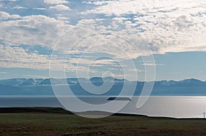 Iceland, Northern Europe, Myvatn, lake, volcano, Hverfjall, landscape, nature reserve