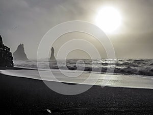 Iceland - Reynisfjara Black Sand Beach