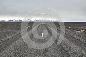 Iceland road trip desolate landscape