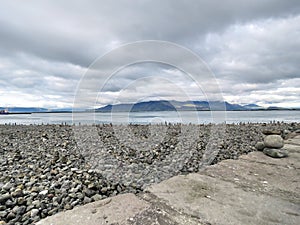 Iceland Rock Cairn Beach 2017