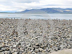 Iceland the Rock Cairn Beach 2017