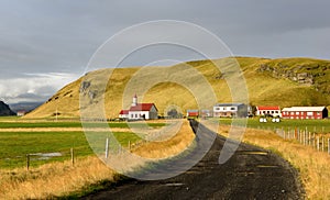 Iceland rural Farm Town