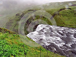 Iceland the Skogafoss waterfall 2017