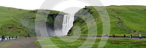Iceland SkÃ³gafoss waterfalls