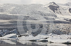 Iceland. Southeast area. Fjallsjokull glacier.