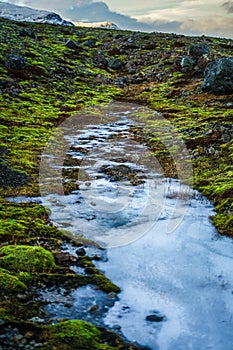 Iceland,Vatnajokull of Ogawa