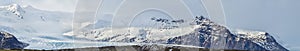 Iceland, View of Fjallsjokull glacier.