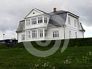 Iceland view of Hofdi House 2017