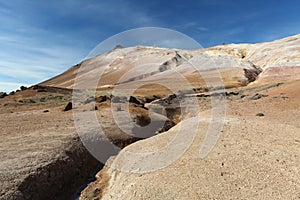 Iceland, Volcanic landscape Namafjall