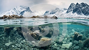 Intricate Underwater Worlds: Exploring The Arctic Glaciers\' South Beach Reef photo