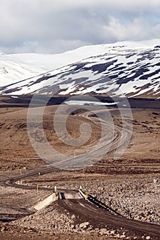 Icelandic F-Road (mountain road)