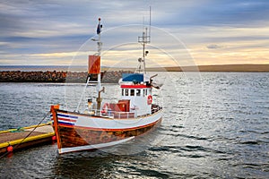 Icelandic fishing boat