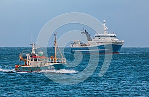 Icelandic fishing boats