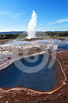 Icelandic geyser photo