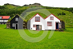 Icelandic houses photo