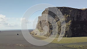 Icelandic landscape with cliffs