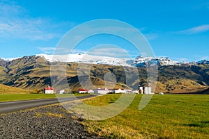Icelandic Landscape with Glacier