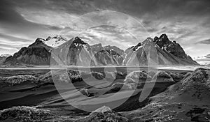 Icelandic Landscape, Vestrahorn Mountains