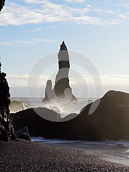 Icelandic Sea close to the beach