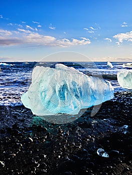 Icelandic Sea close to the beach