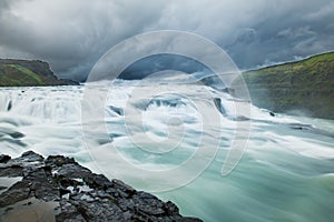 Icelandic waterfall