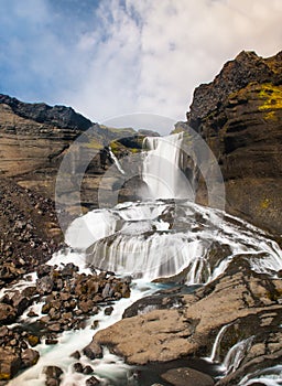 Icelandic waterfall