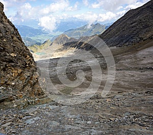 Iceless slope at Kitzsteinhorn