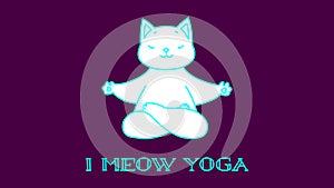 Ich meow Yoga best cat and beautiful design