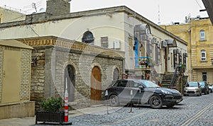 Icheri Sheher in Baku. Azerbaijan . Gate of the old fortress,