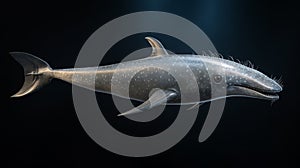 , ichthyosaur, shonisaurus, shastasaurus, basilosaurus in ancient ocean. generative ai photo