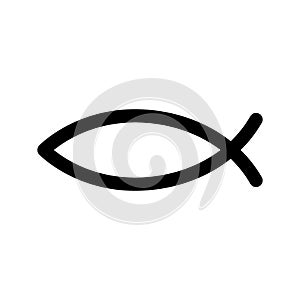 Ichthys Icon Vector Symbol Design Illustration